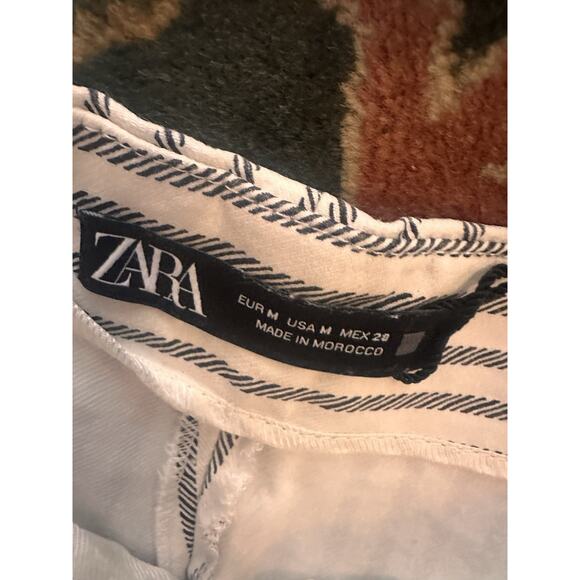 Zara Striped Short Suit Quiet Luxury Sailor Core Jacket S Shorts Med Sailorcore - Picture 6 of 6